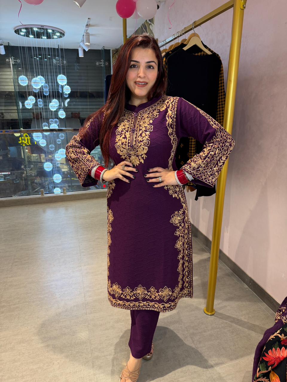 Misaki woolen cord set