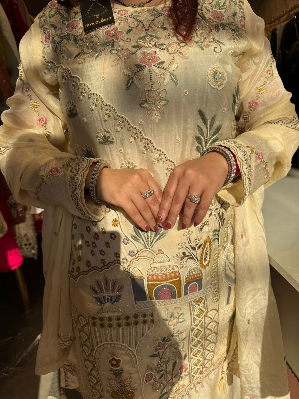 Gulnaar Embroidered Kurta Set