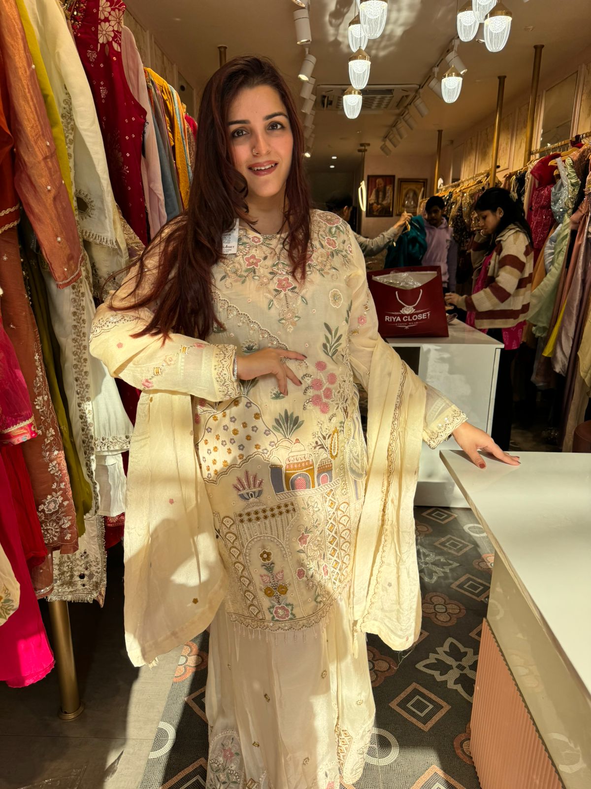 Gulnaar Embroidered Kurta Set