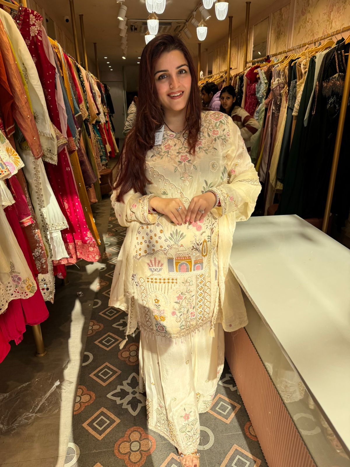 Gulnaar Embroidered Kurta Set