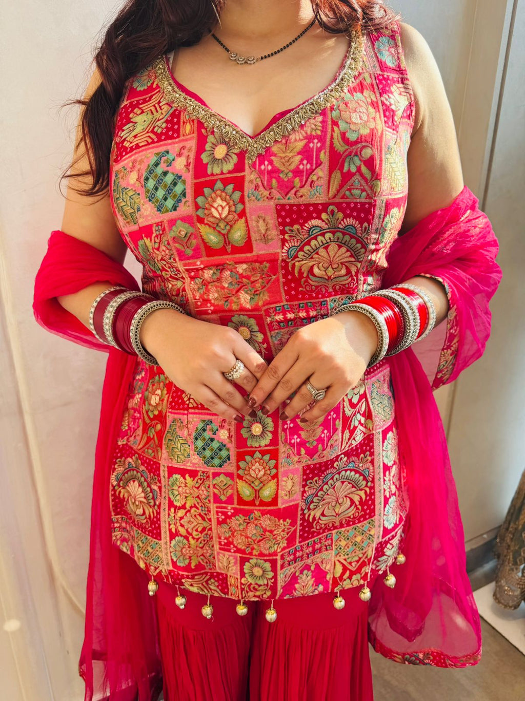 Sana brocket Sharara Set