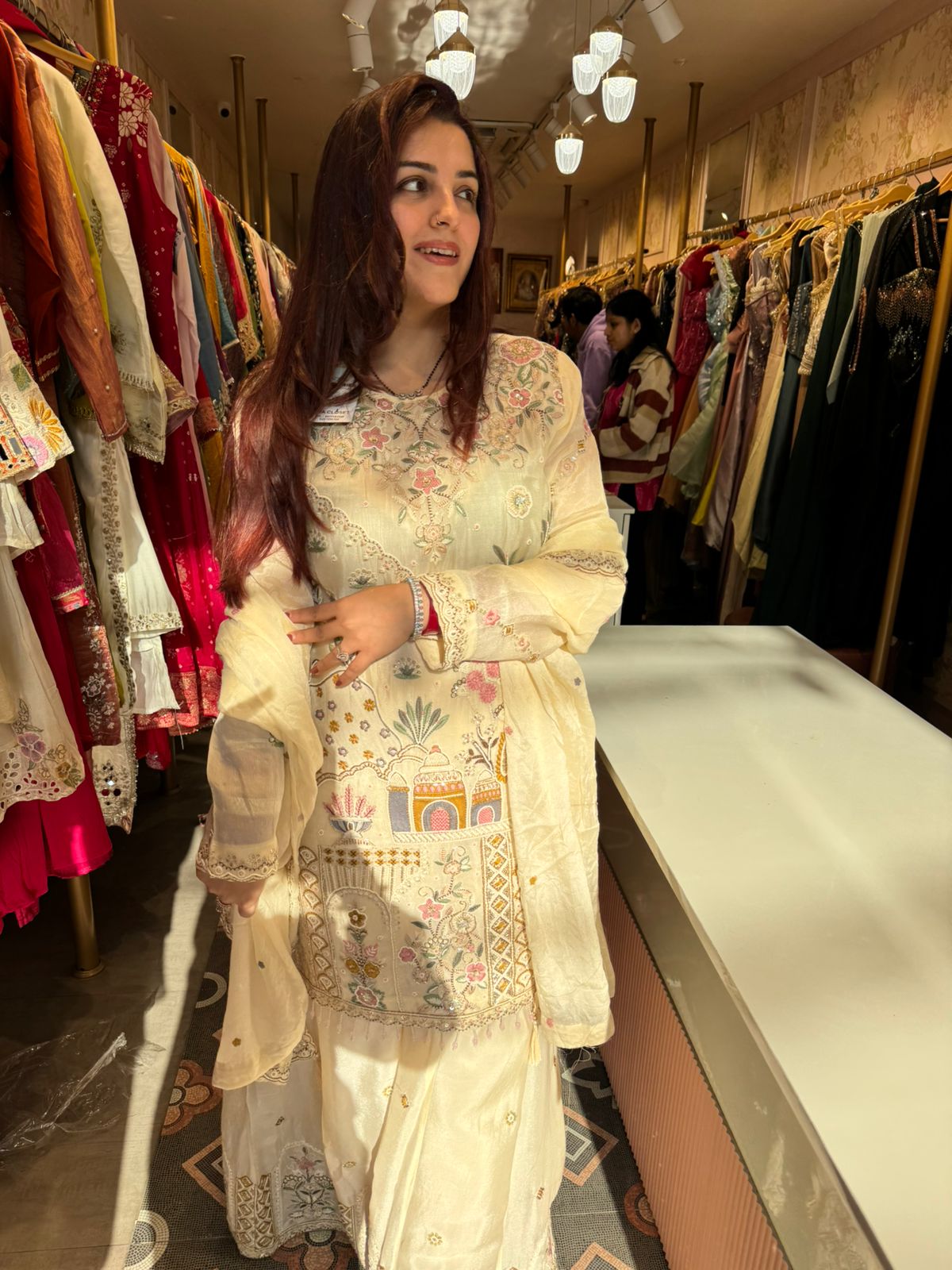 Gulnaar Embroidered Kurta Set