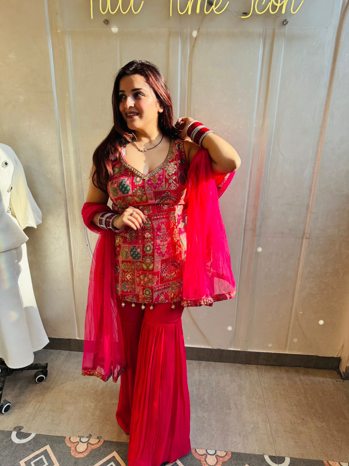 Sana brocket Sharara Set