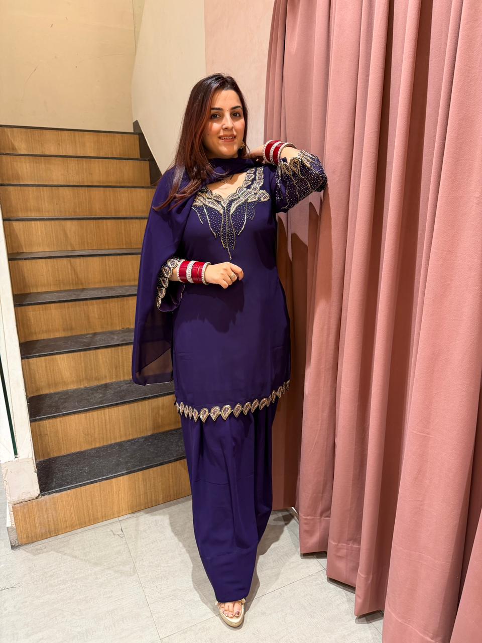 Lily Embroidered Designer Suit Set