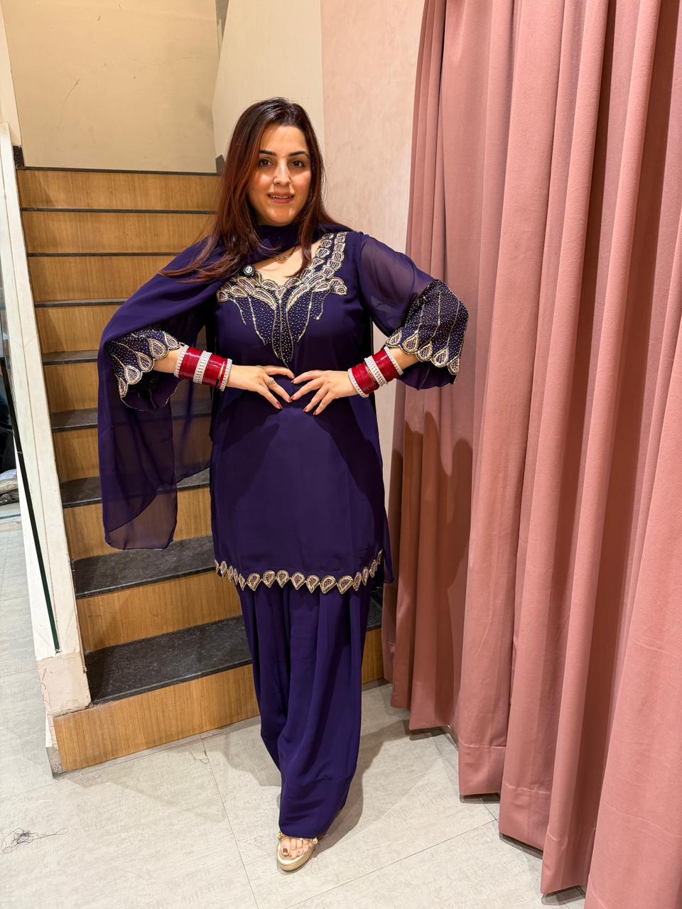 Lily Embroidered Designer Suit Set