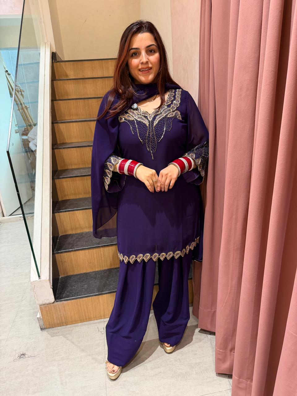Lily Embroidered Designer Suit Set
