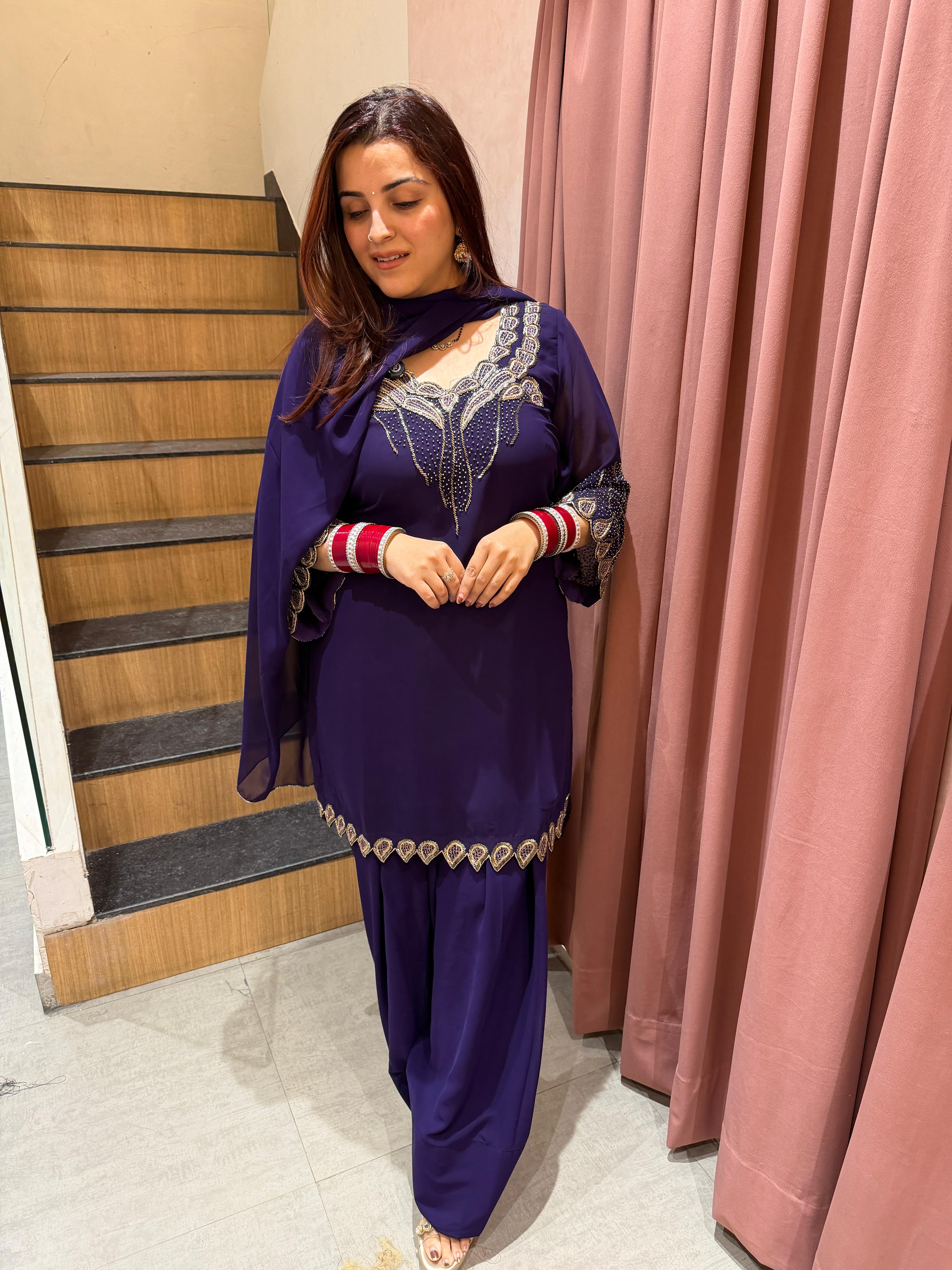 Lily Embroidered Designer Suit Set