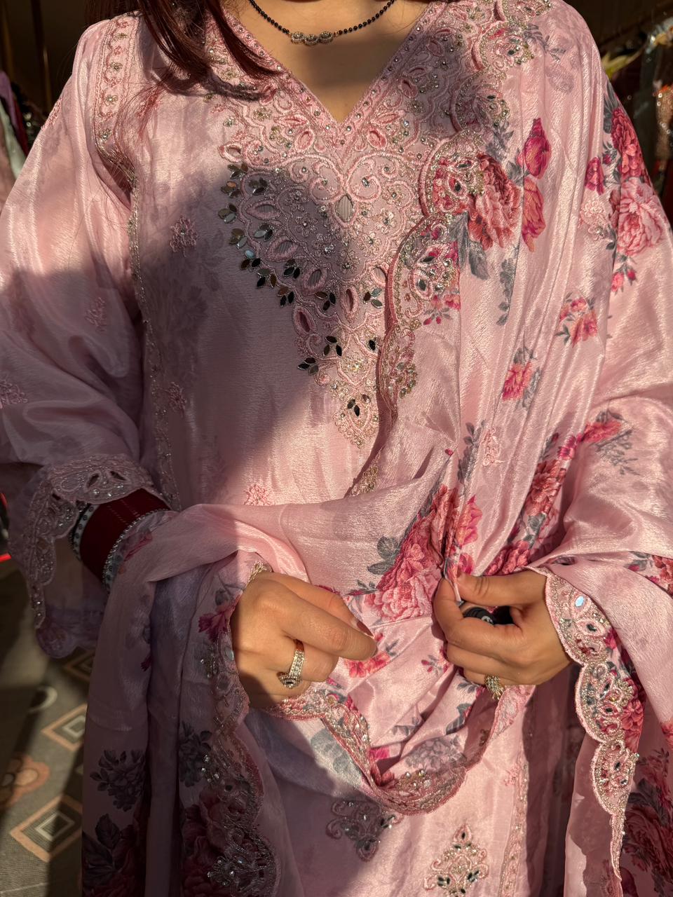 Shri Royale Embroidered Suit Set