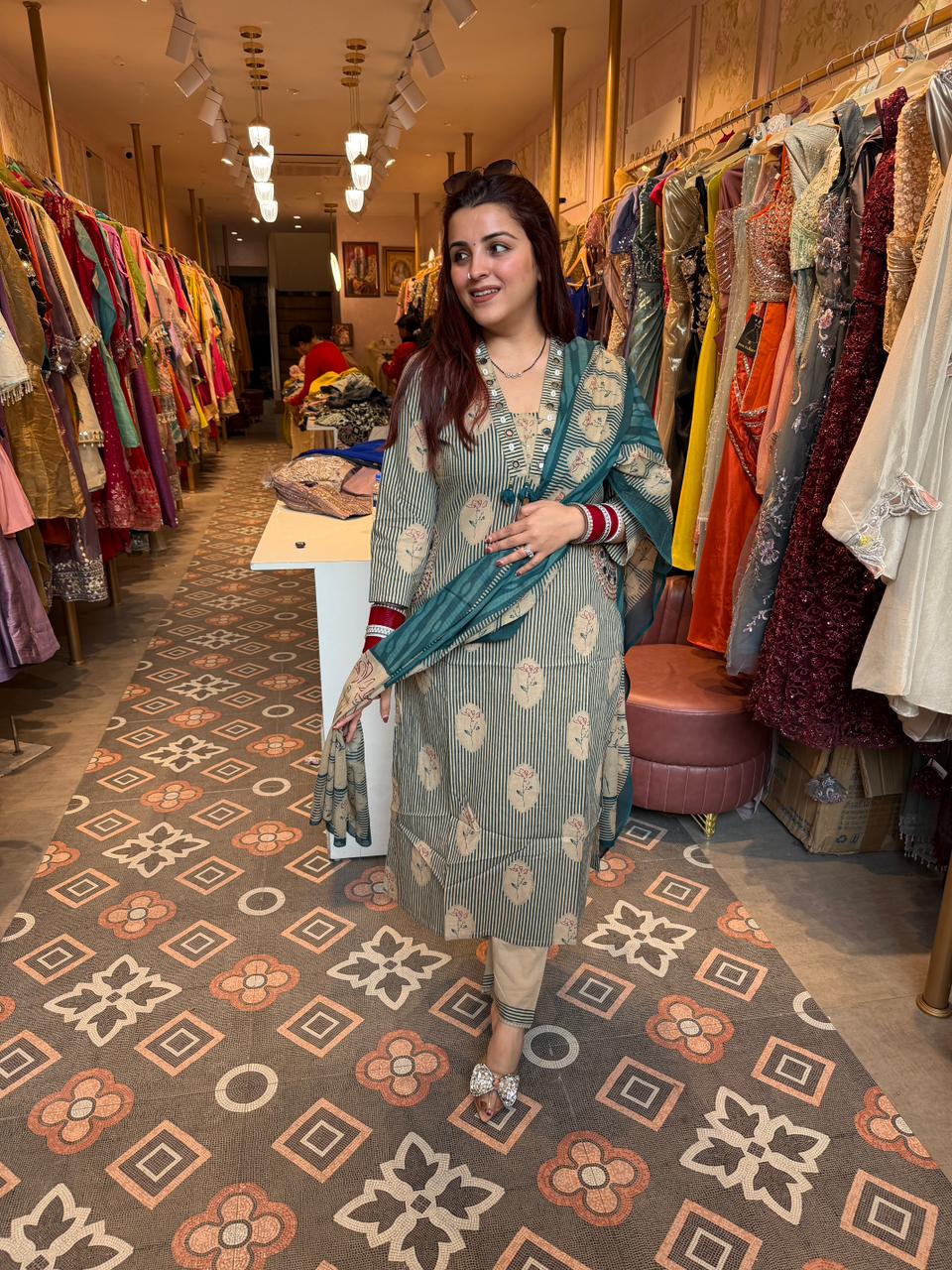 Apsara Blossom Suit Set
