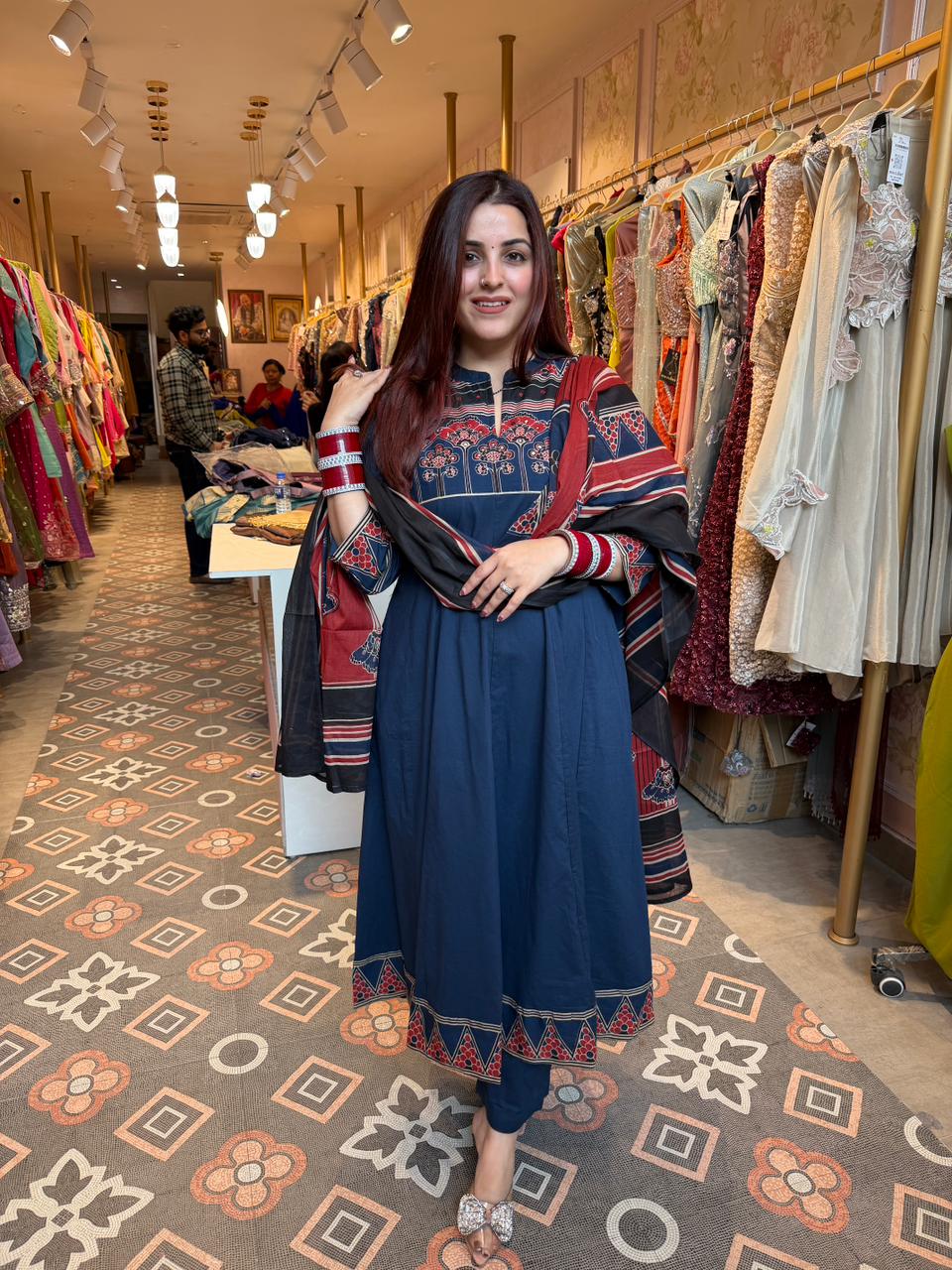 Mona Ajrakh Grace Suit Set