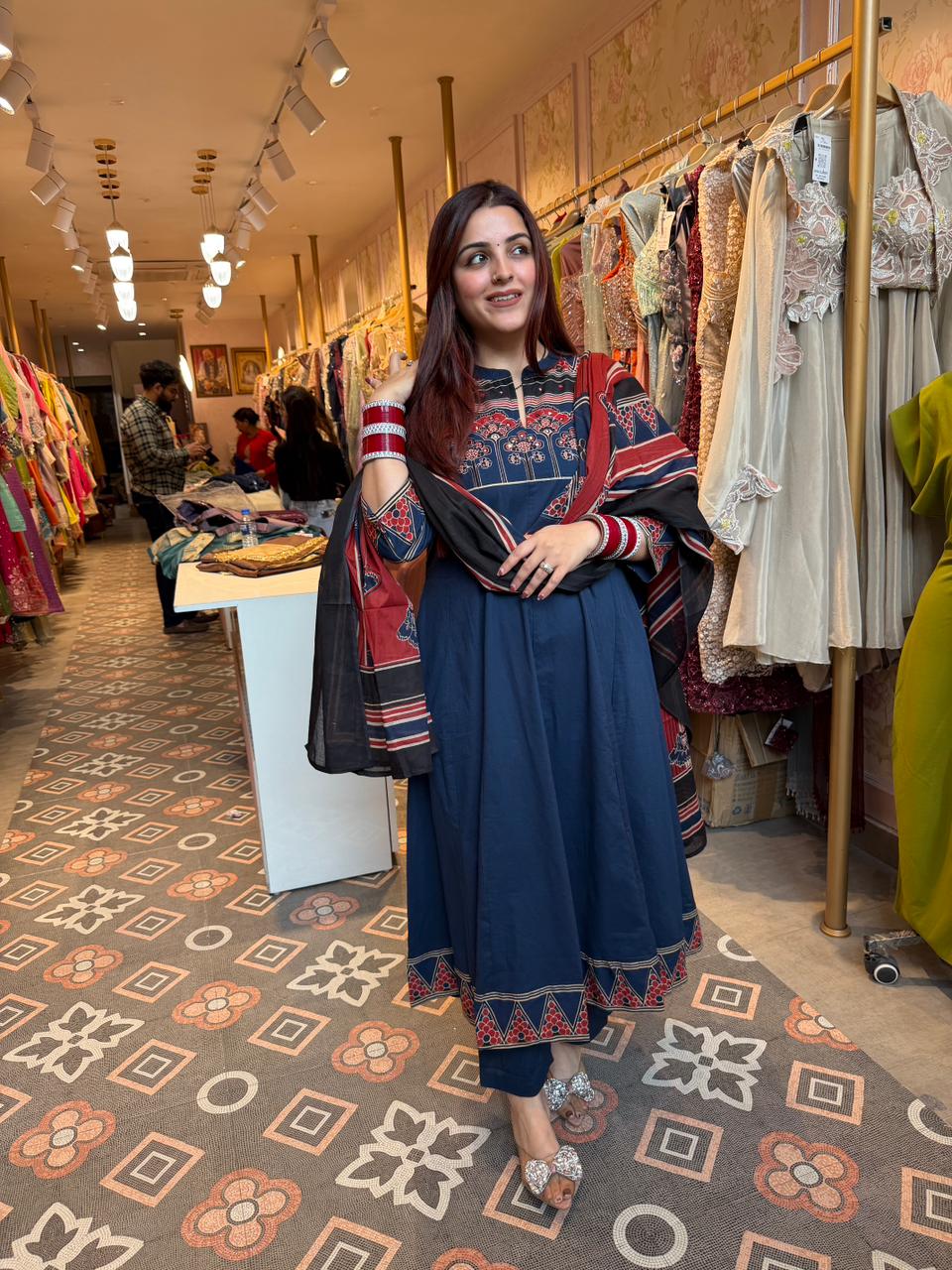 Mona Ajrakh Grace Suit Set