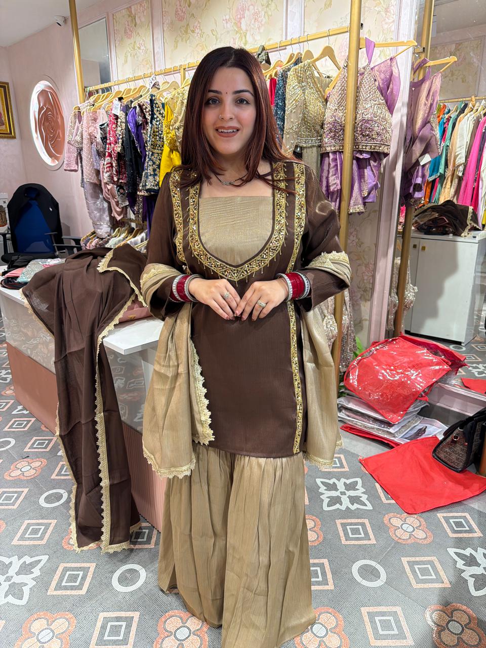 Nora Regal Gharara Set