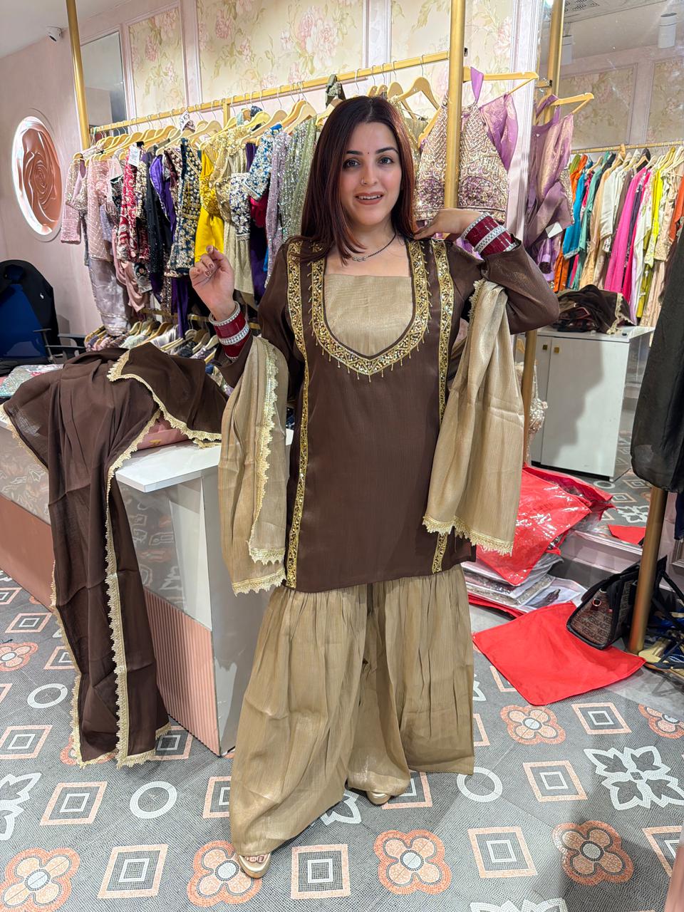 Nora Regal Gharara Set