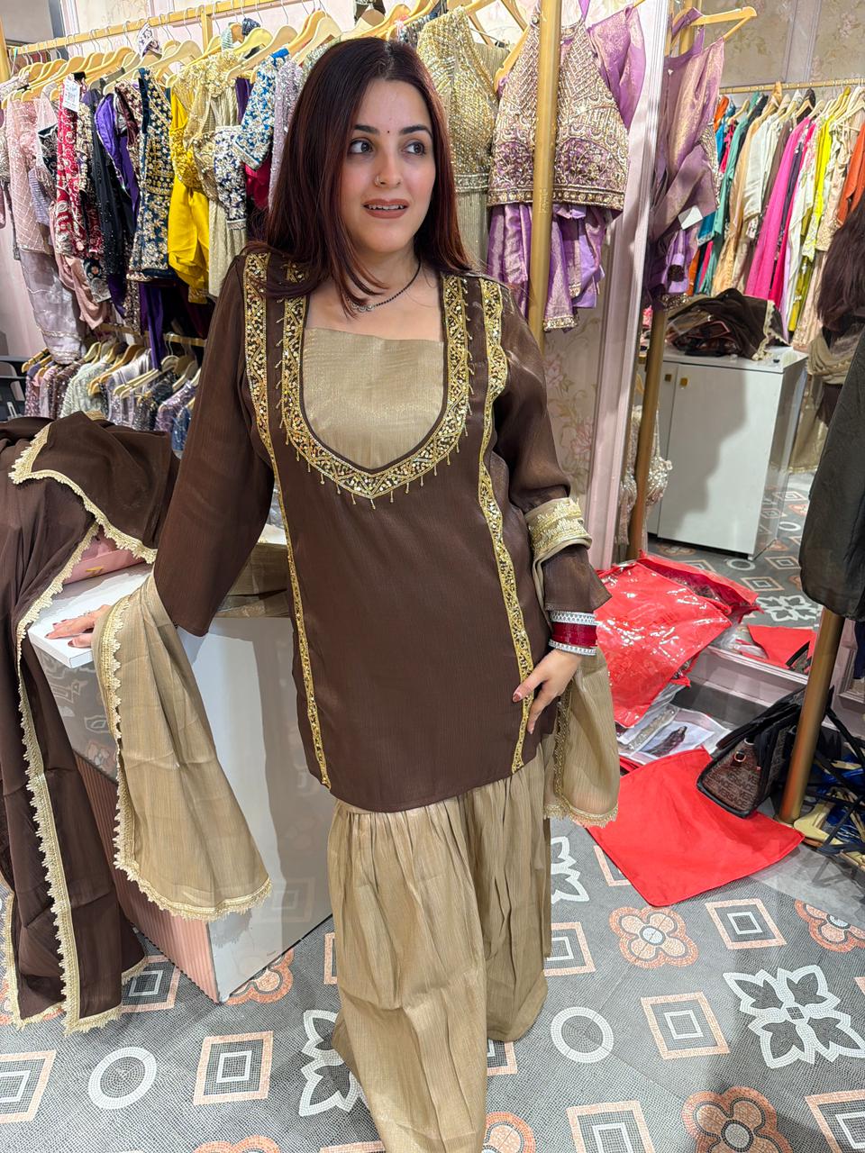 Nora Regal Gharara Set