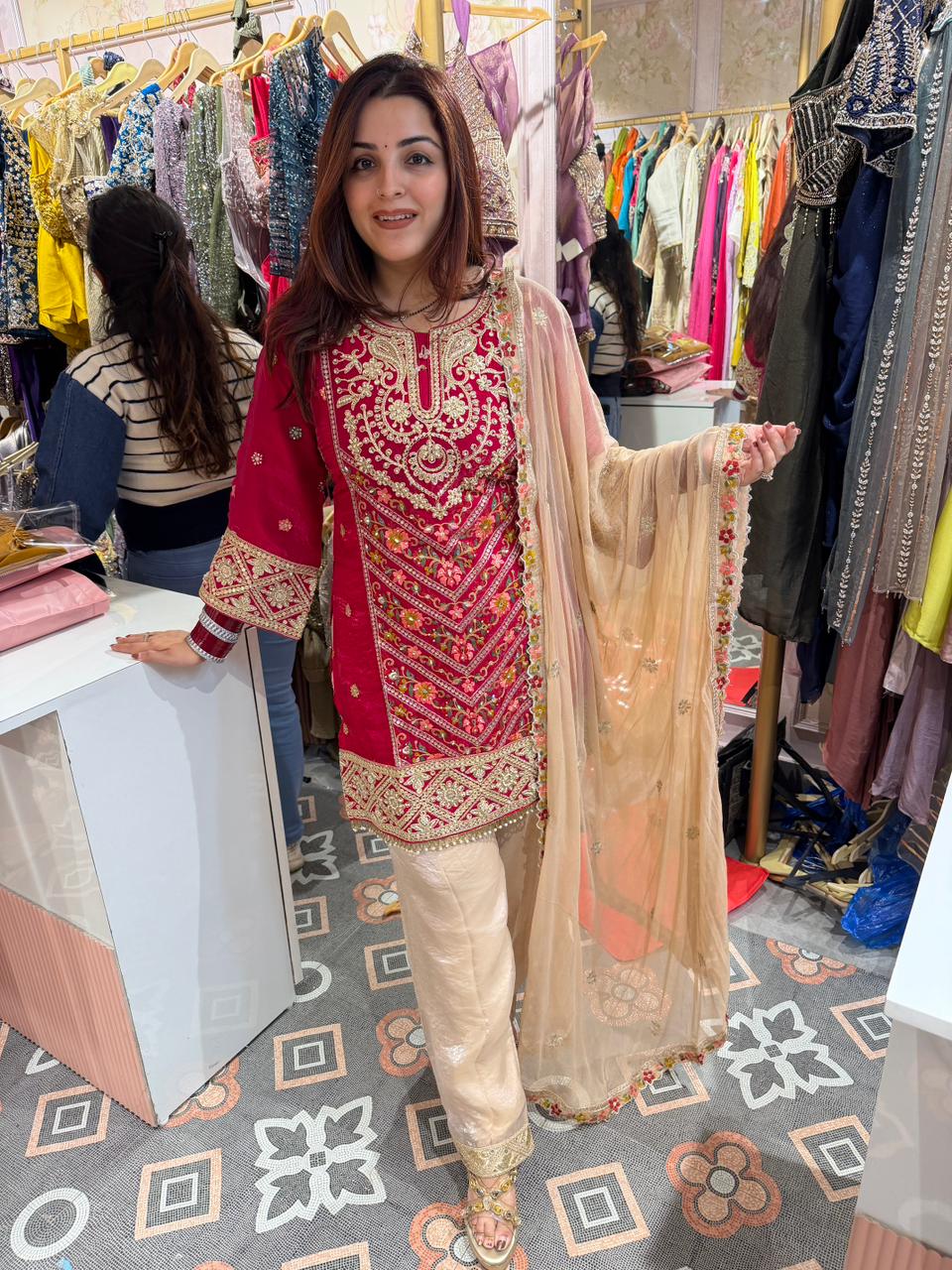Rani Royale Embroidered Festive Set