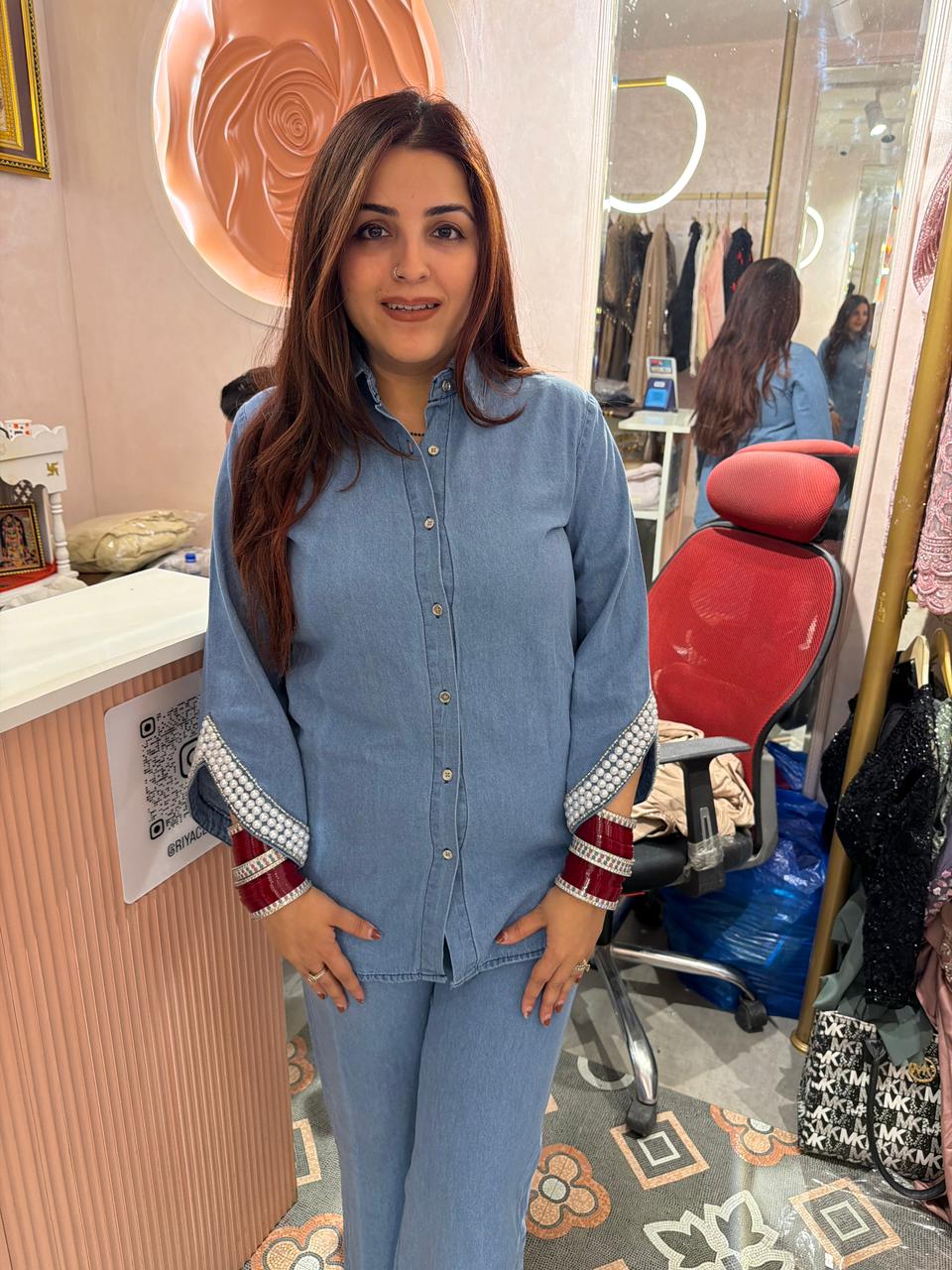 Trim Luxe Denim Co-ord Set