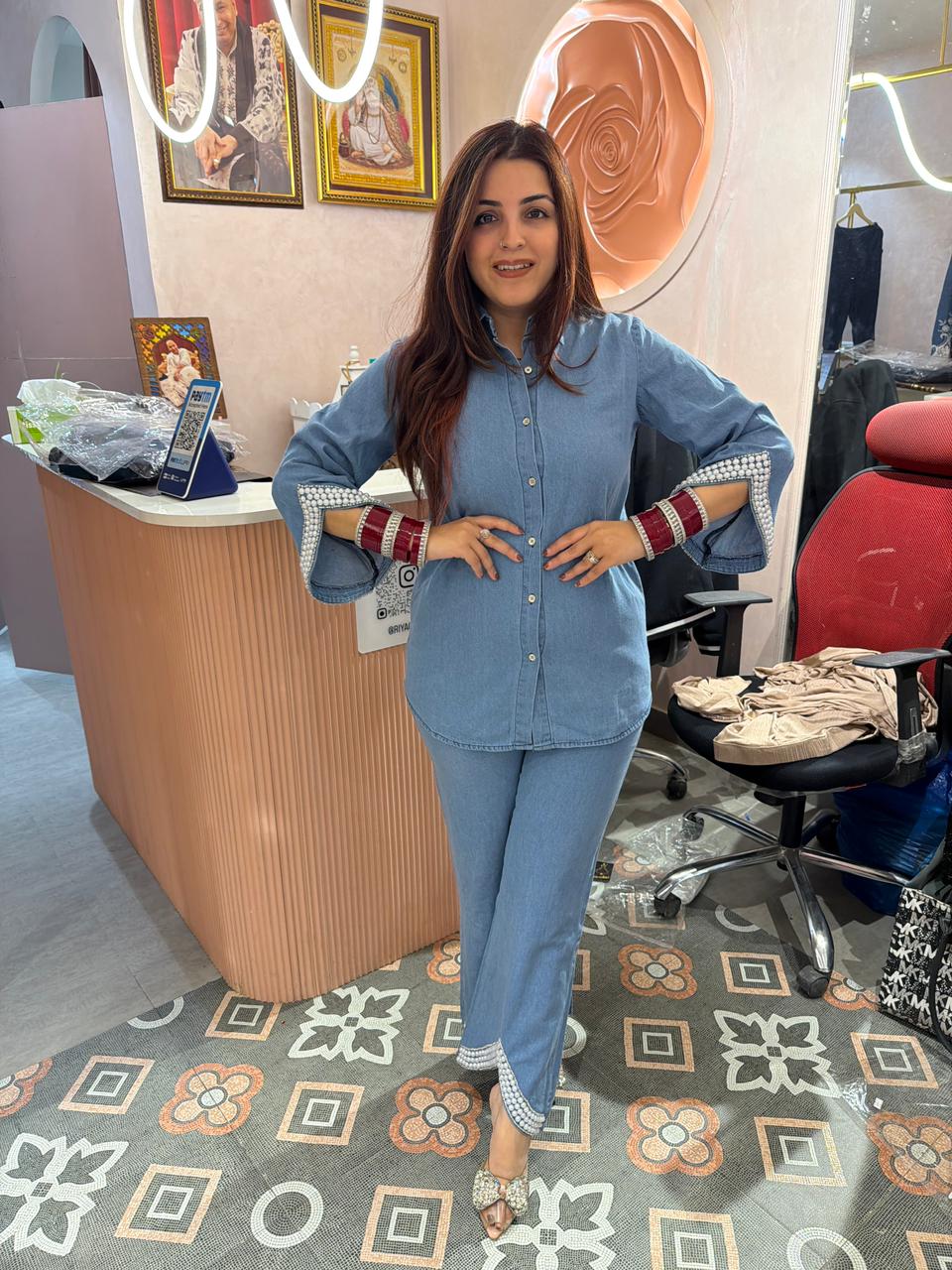 Trim Luxe Denim Co-ord Set