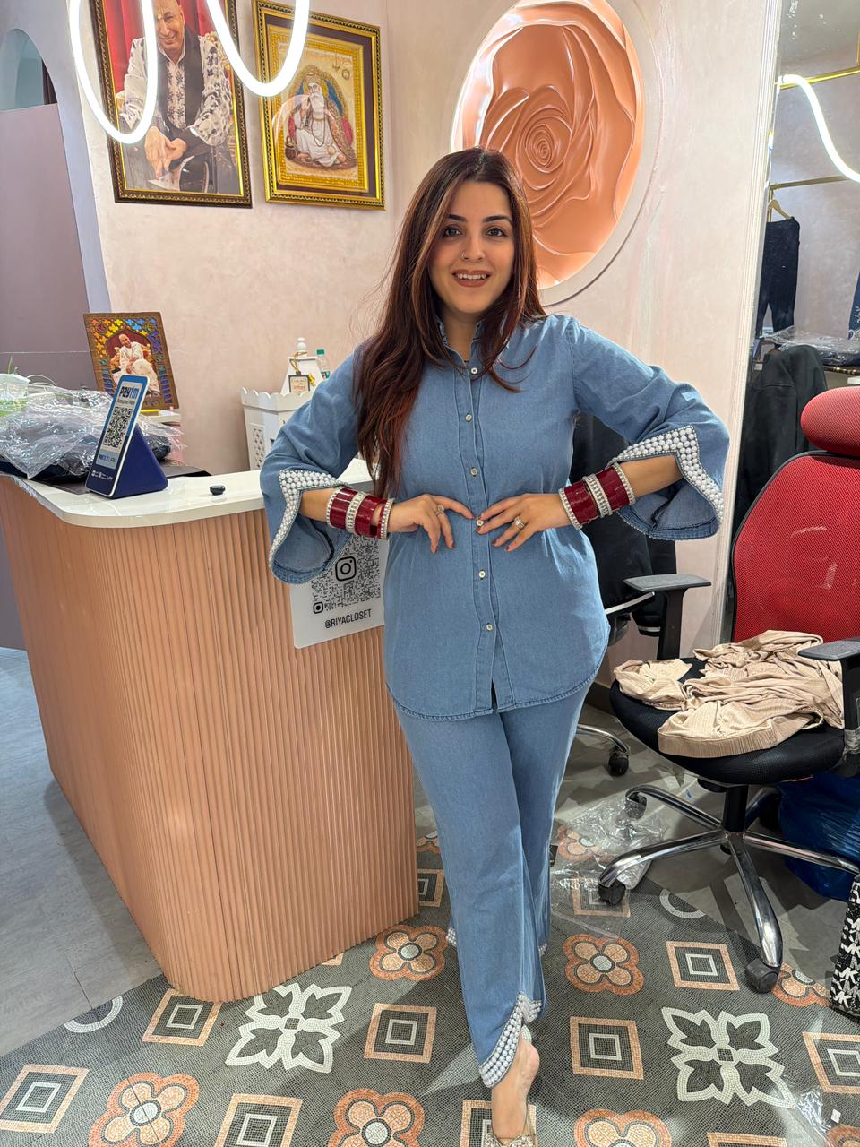 Trim Luxe Denim Co-ord Set