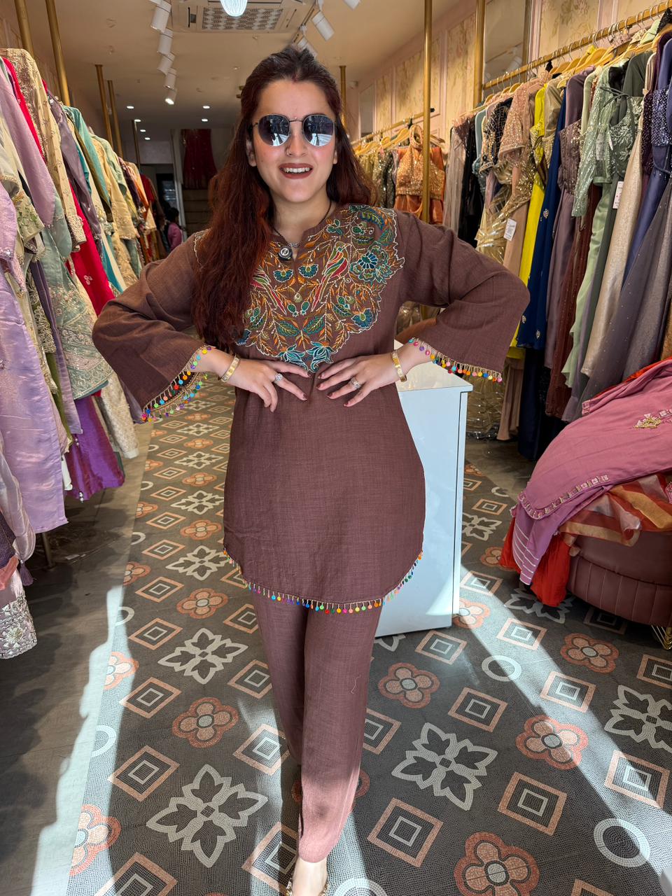 Sanya Embroidered Co-Ord Set