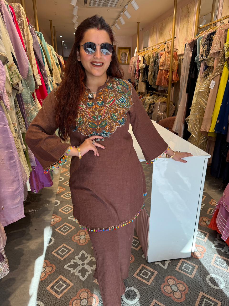 Sanya Embroidered Co-Ord Set