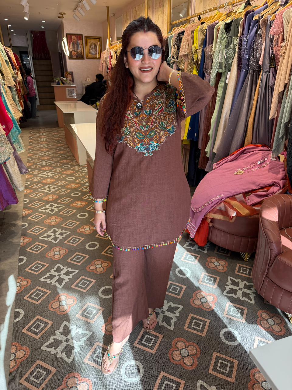 Sanya Embroidered Co-Ord Set