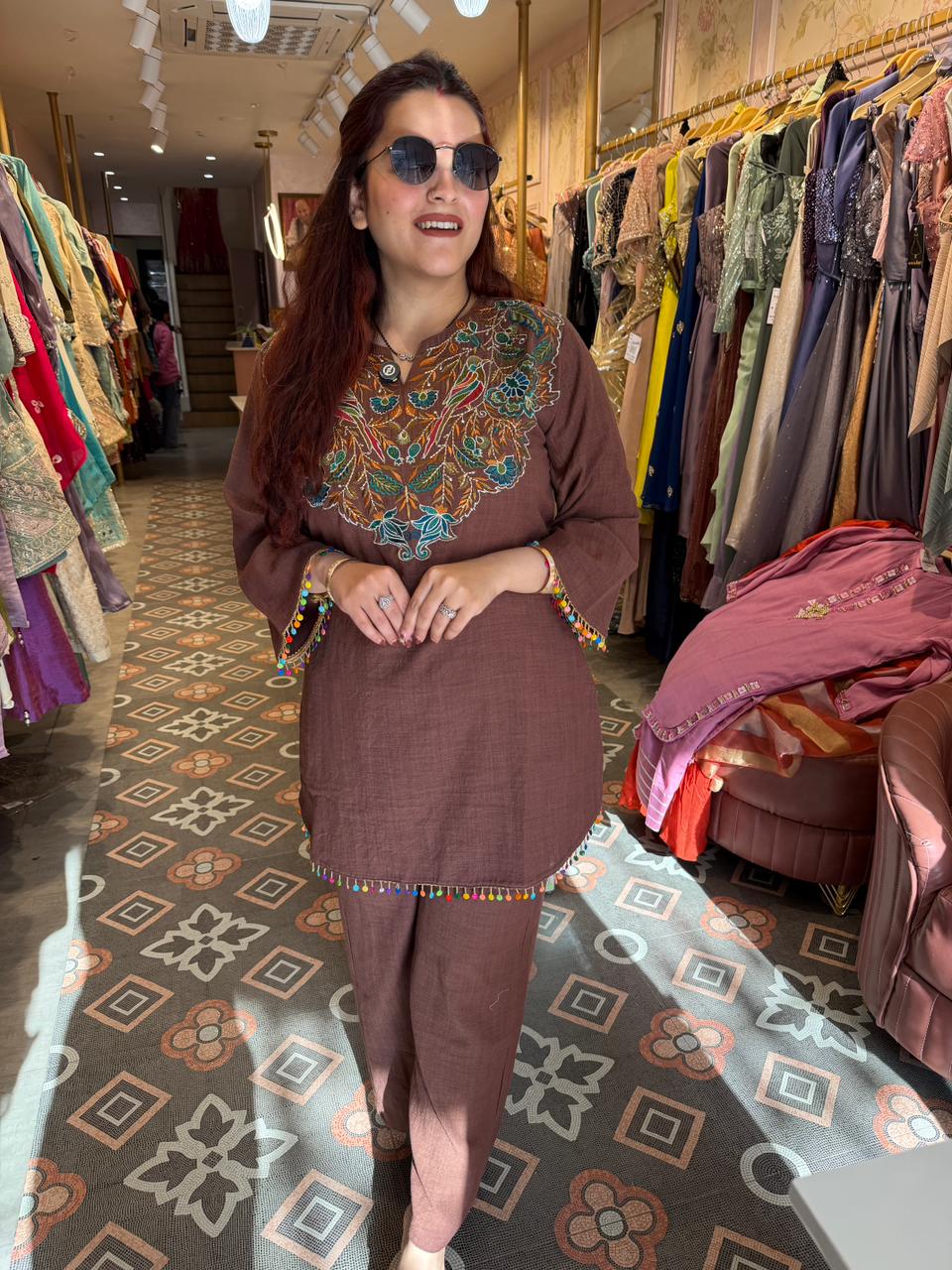 Sanya Embroidered Co-Ord Set