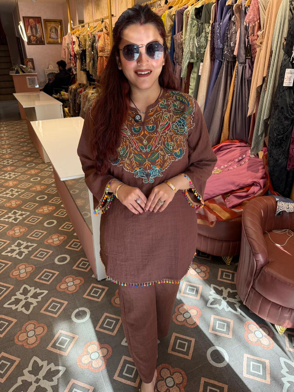 Sanya Embroidered Co-Ord Set