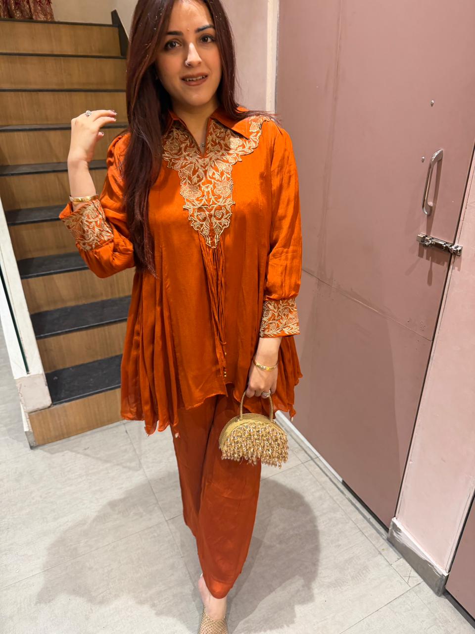Zarika Embroidered Co-ord Set