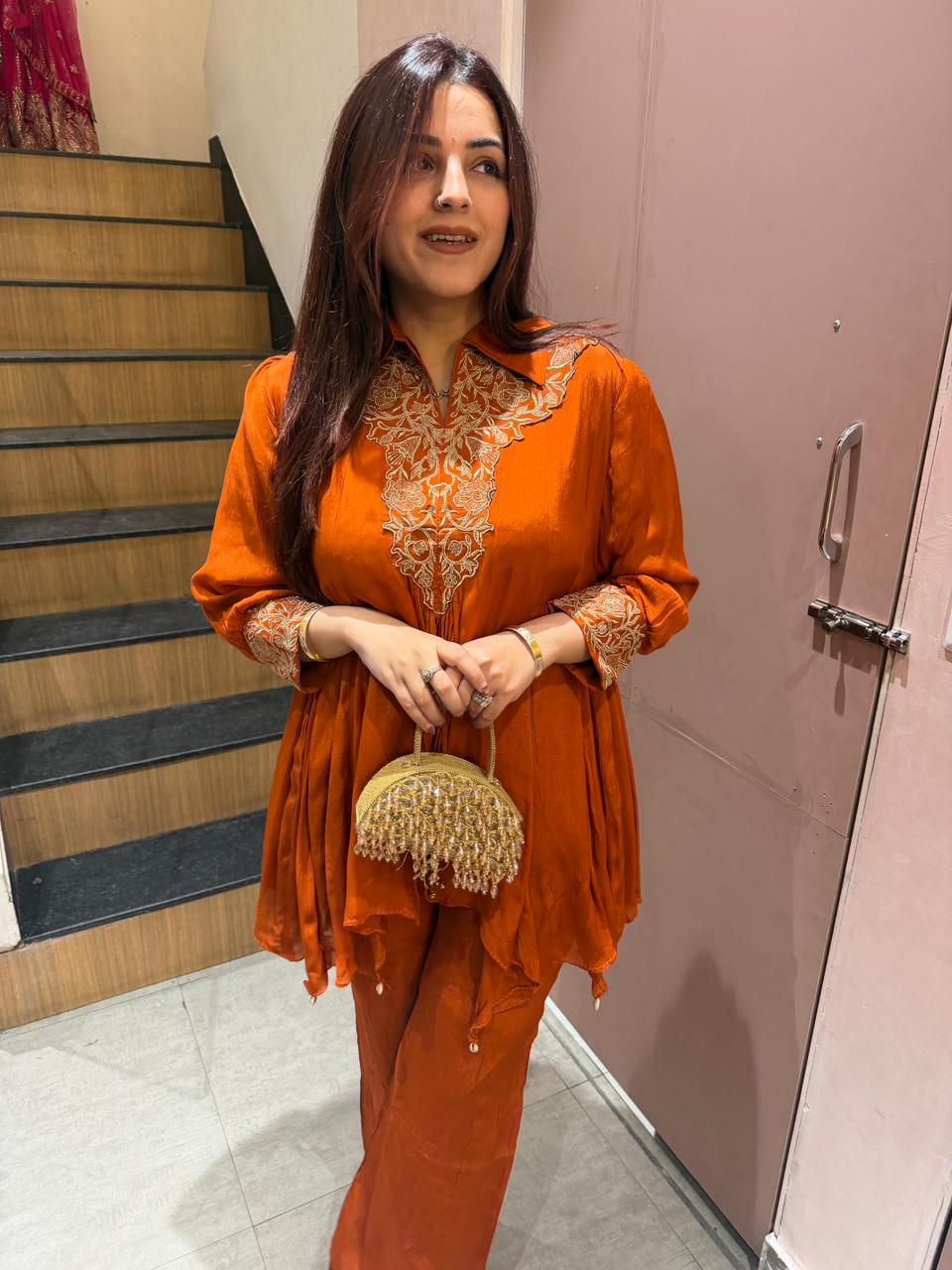 Zarika Embroidered Co-ord Set