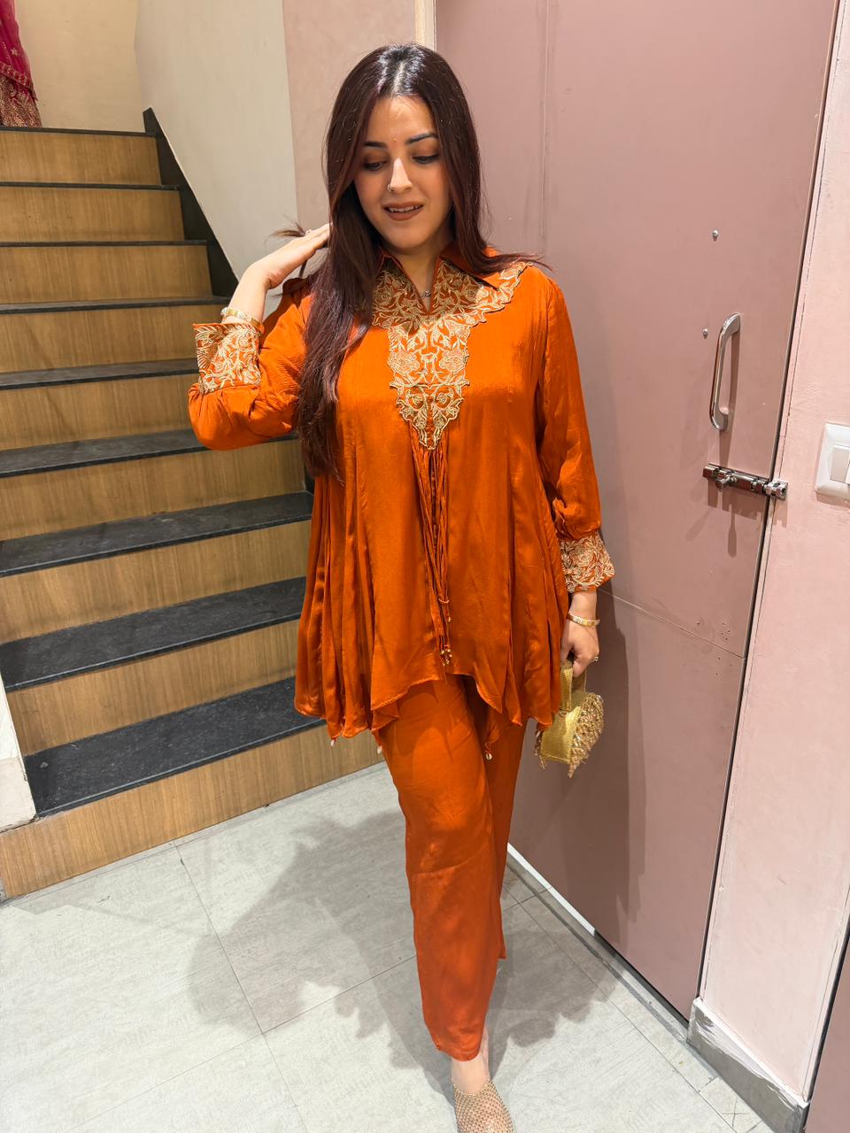 Zarika Embroidered Co-ord Set