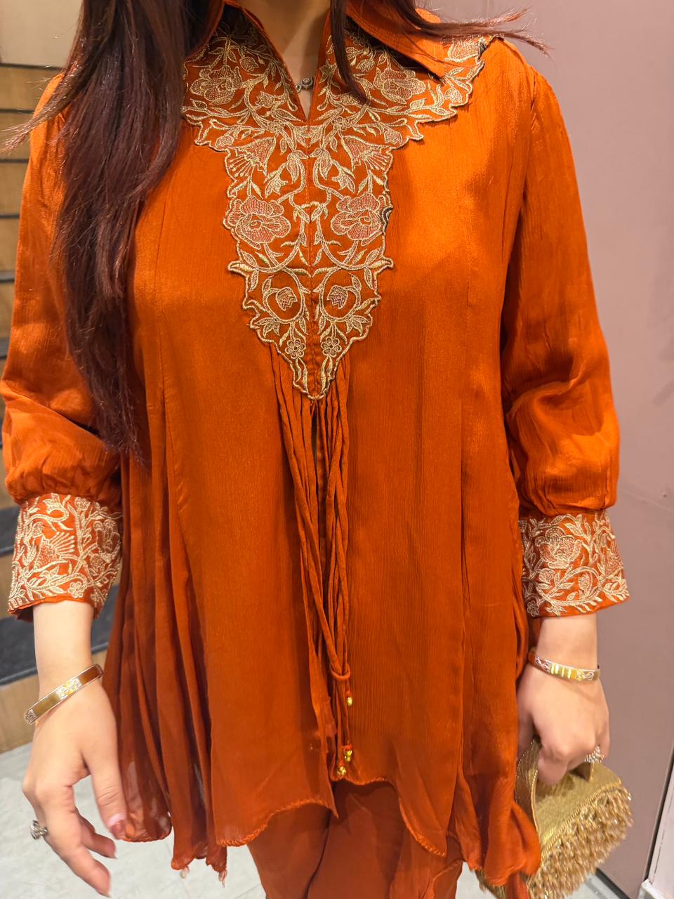 Zarika Embroidered Co-ord Set