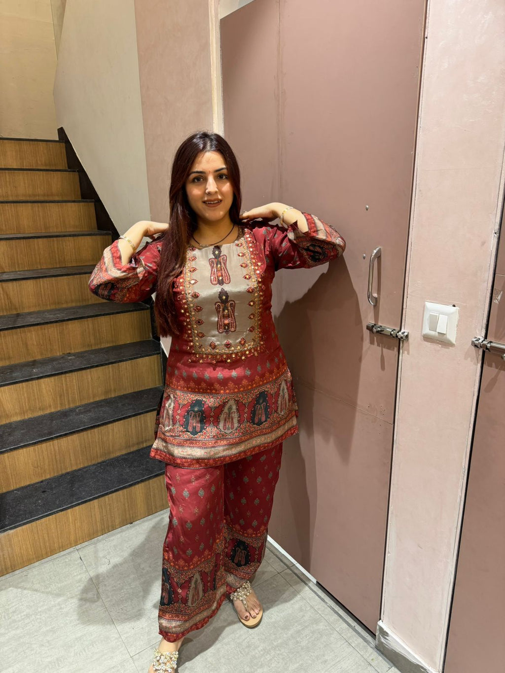 Shehnaz  Festive Co-ord Set
