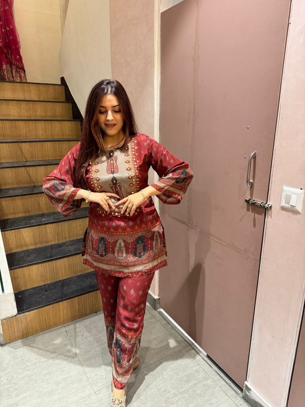 Shehnaz  Festive Co-ord Set