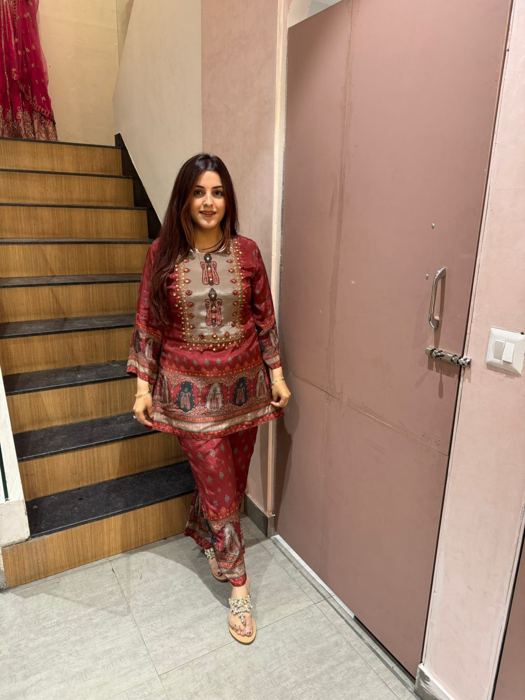 Shehnaz  Festive Co-ord Set