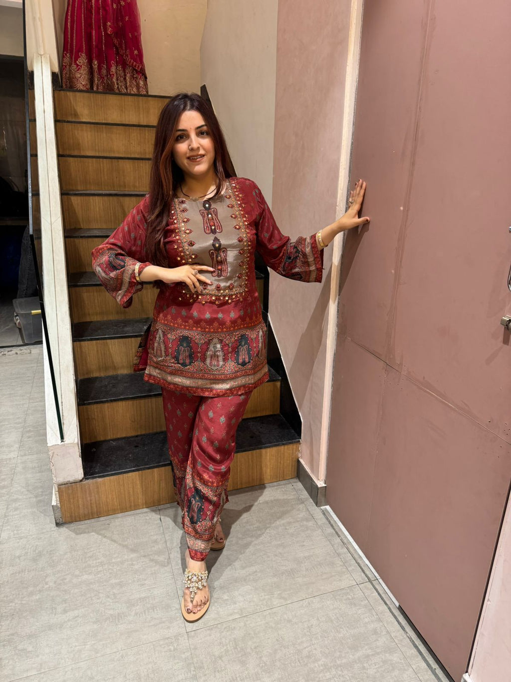 Shehnaz  Festive Co-ord Set