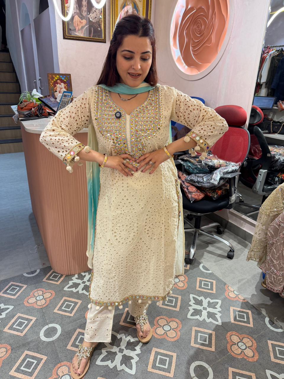 Rainbow Mirror Charm Suit Set