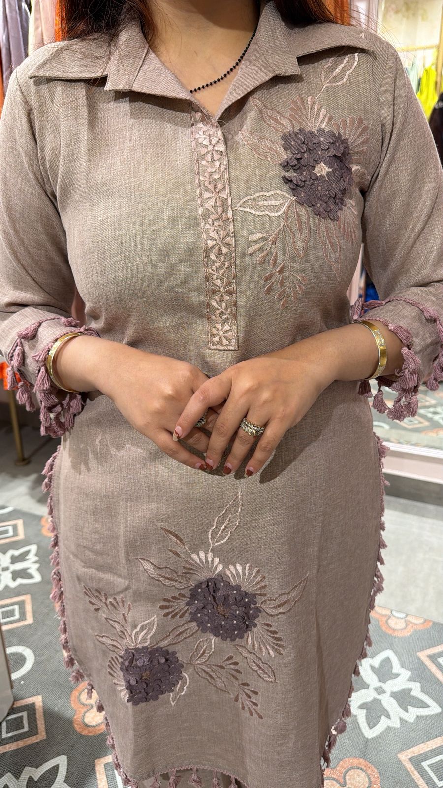 Mist  Linen Suit Set