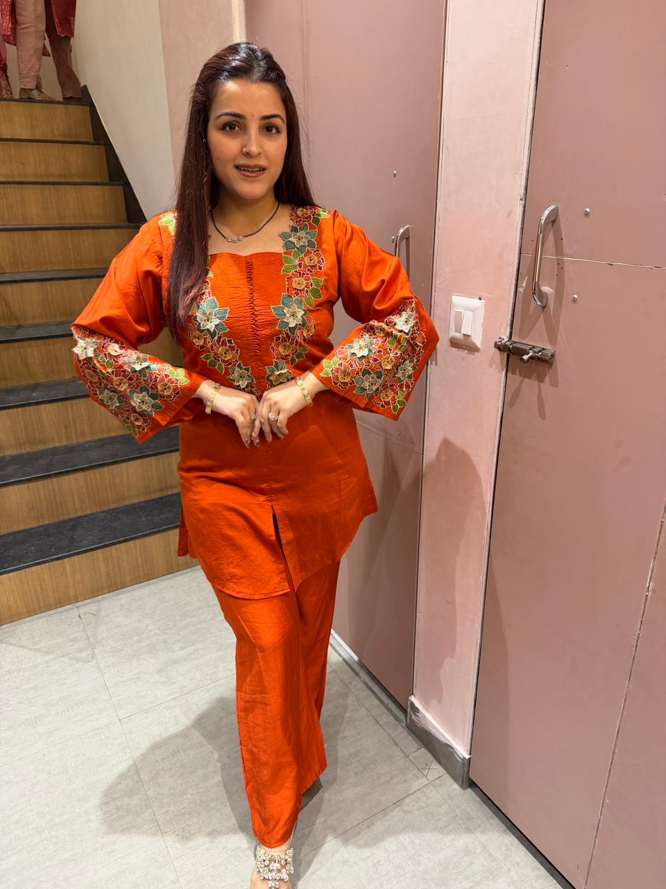 Sufian Embroidered Co-ord Set