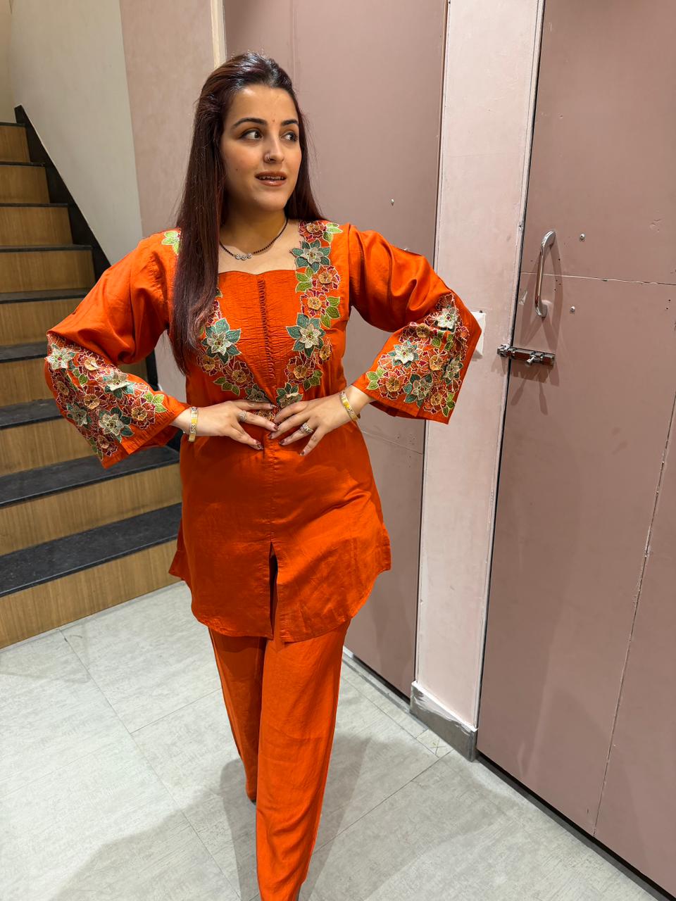 Sufian Embroidered Co-ord Set