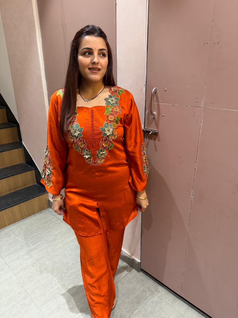 Sufian Embroidered Co-ord Set