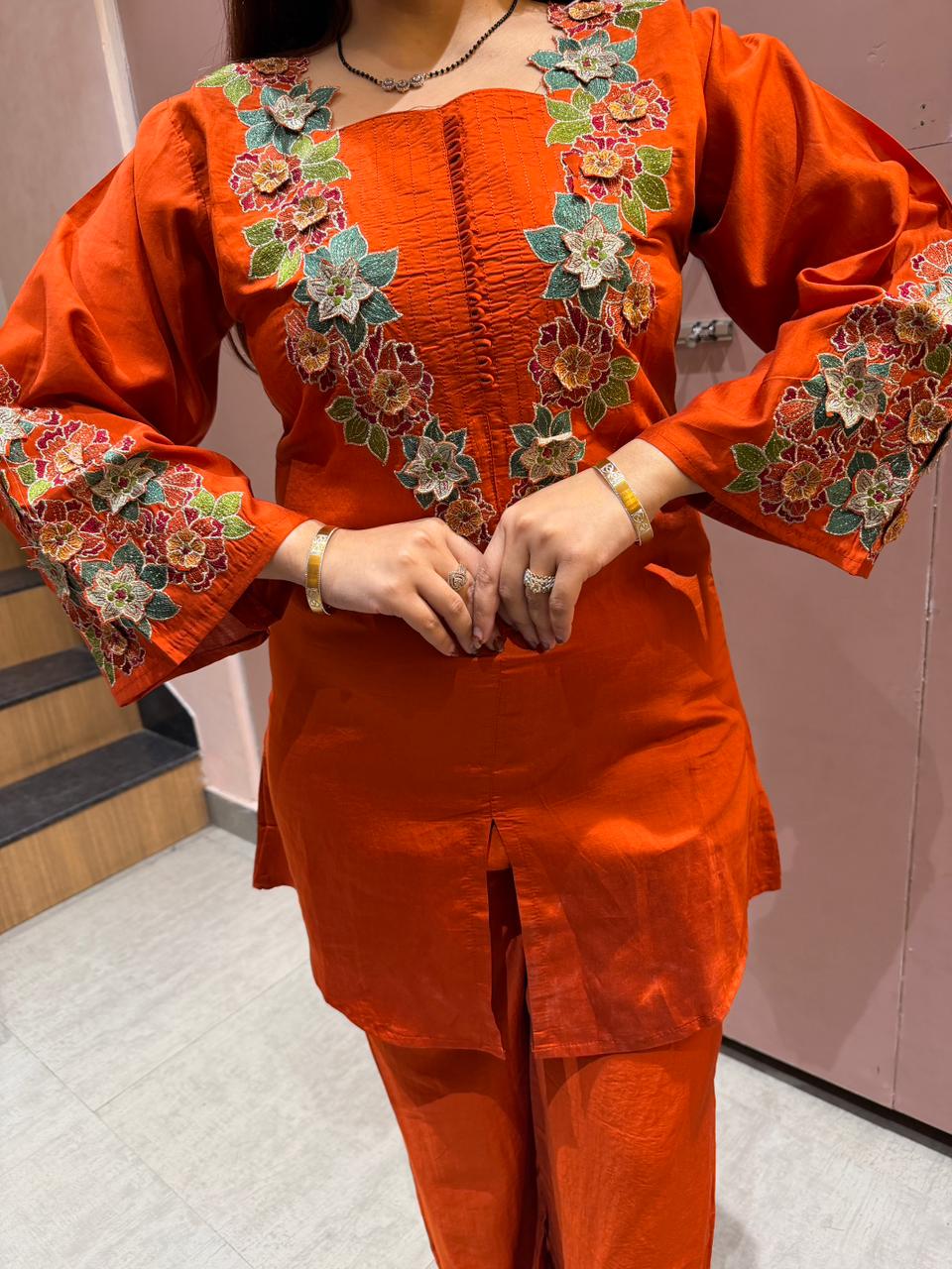 Sufian Embroidered Co-ord Set