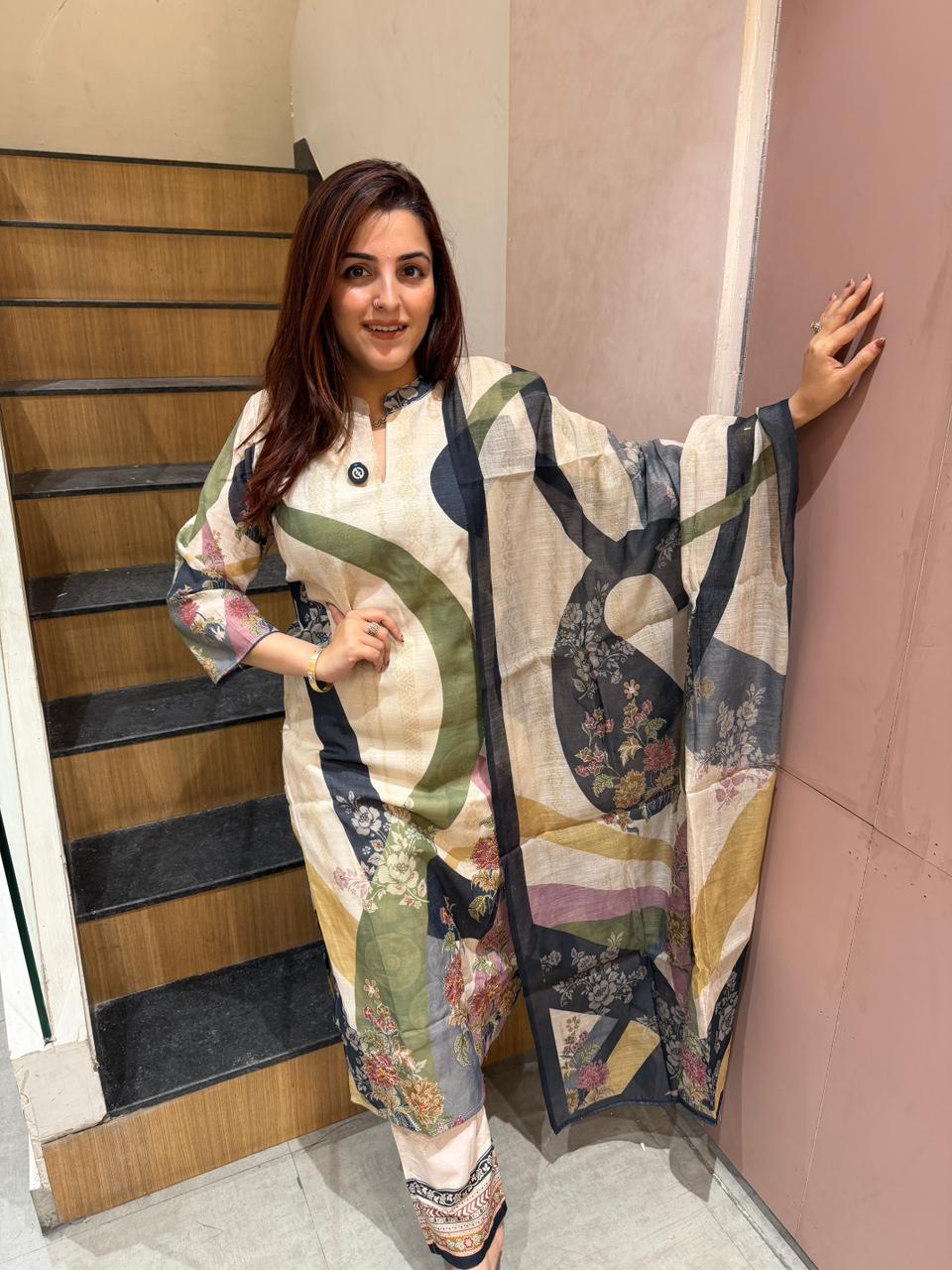 Swan Meadow Printed Suit Set