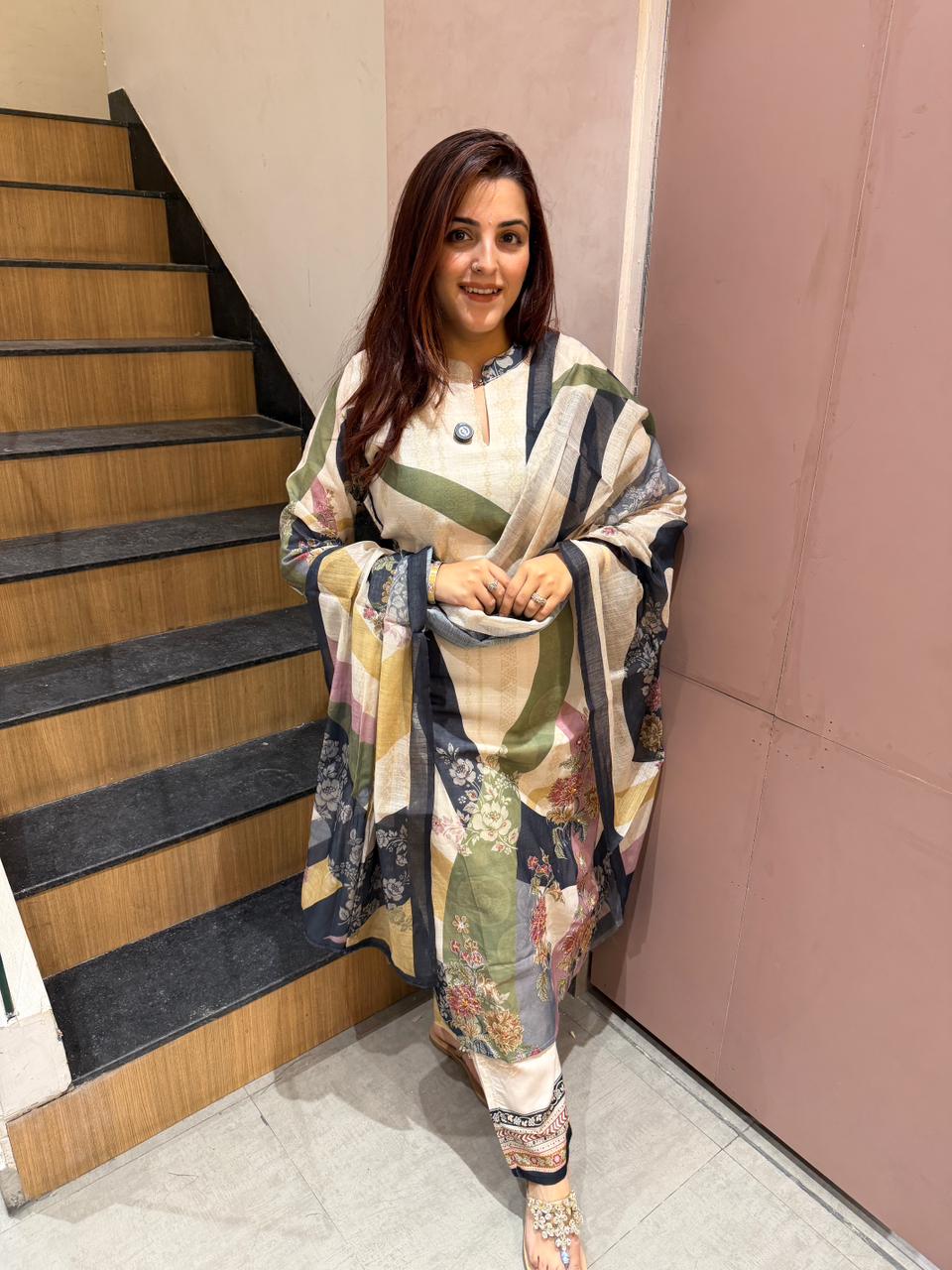 Swan Meadow Printed Suit Set