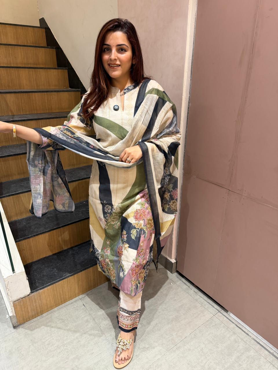 Swan Meadow Printed Suit Set