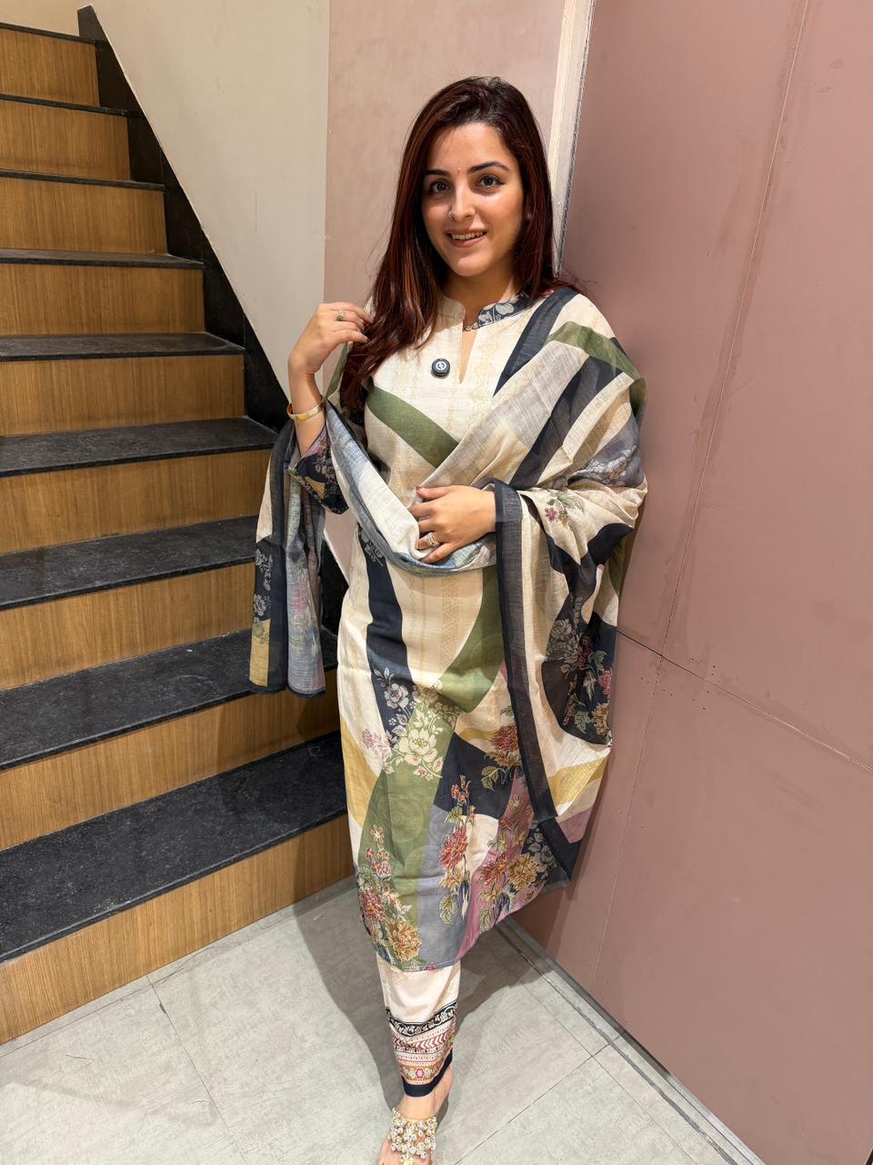 Swan Meadow Printed Suit Set