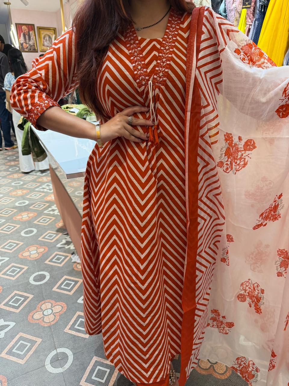 Chevron Grace Suit Set