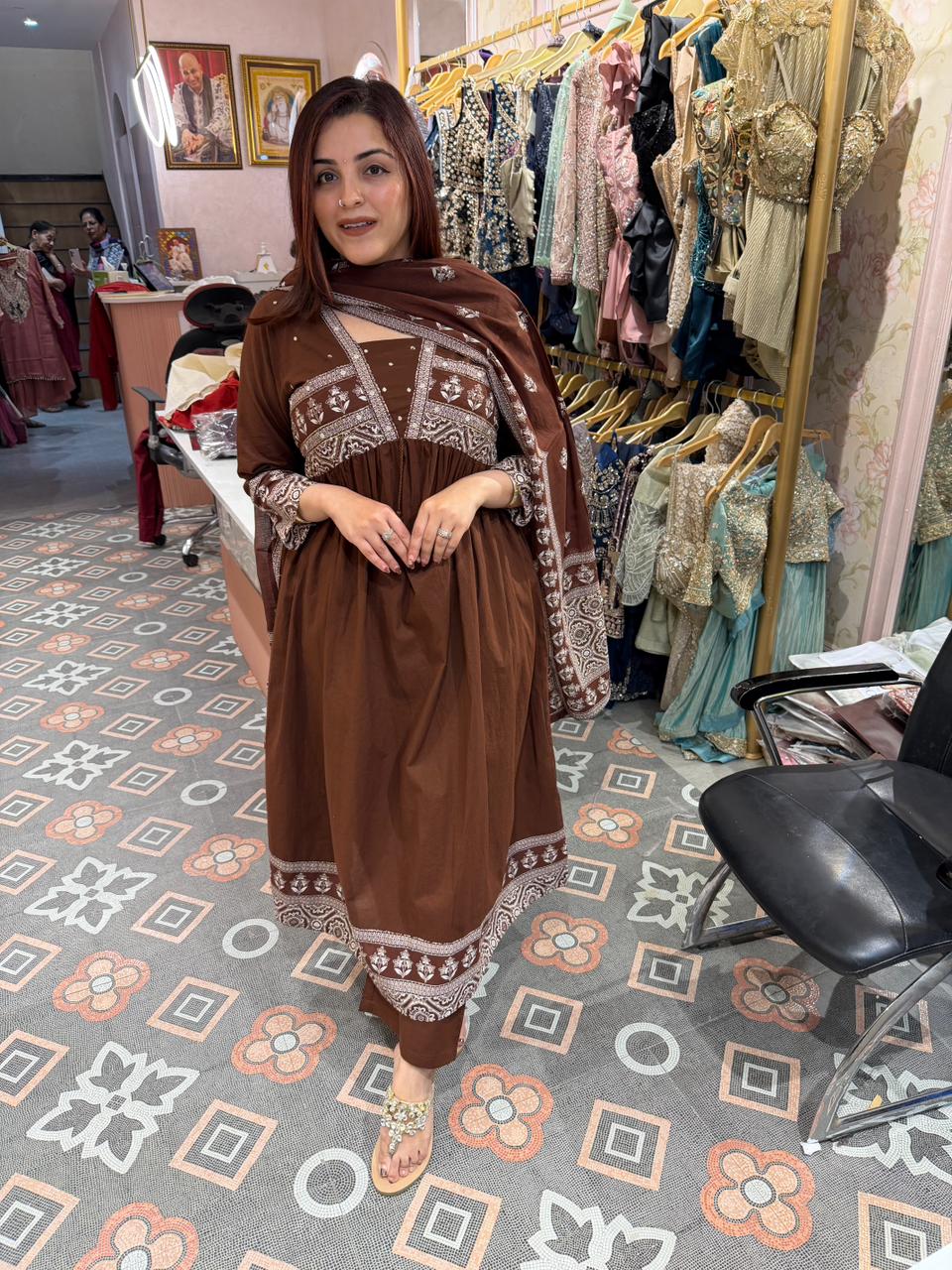 Coco Anarkali Suit Set