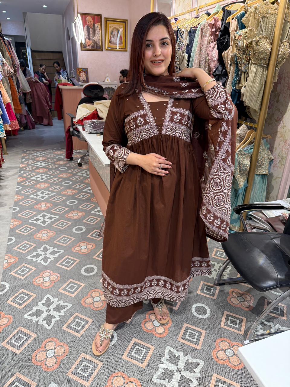 Coco Anarkali Suit Set