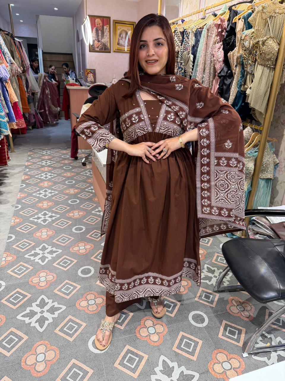 Coco Anarkali Suit Set