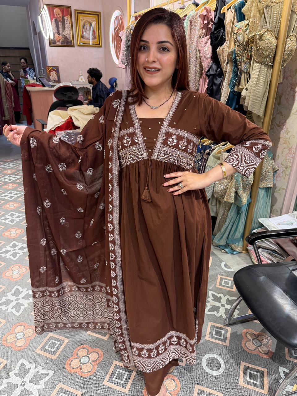 Coco Anarkali Suit Set